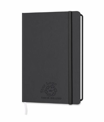 Branded Promotional NEWHIDE A6 NOTE BOOK in Black Notebook from Concept Incentives