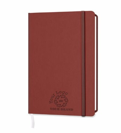 Branded Promotional NEWHIDE A6 NOTE BOOK in Burgundy Notebook from Concept Incentives