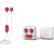 Branded Promotional BLUETOOTH CRYSTAL EARBUDS EARPHONES Earphones From Concept Incentives.