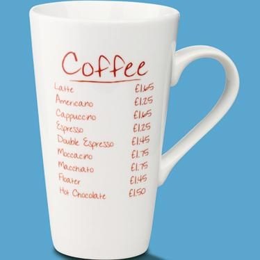 Branded Promotional BUTCH LATTE MUG in White Mug From Concept Incentives.