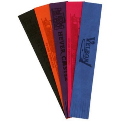 Branded Promotional VELBOND BOOKMARK with Embossed Design Bookmark From Concept Incentives.