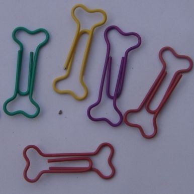 Branded Promotional BONE SHAPE PAPERCLIP Paperclip From Concept Incentives.