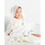 Branded Promotional BABYBUGZ BABY ORGANIC HOODED HOODY PICNIC BLANKET in White Babywear From Concept Incentives.