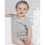 Branded Promotional BABYBUGZ BABY STRIPE PLAYSUIT Babywear From Concept Incentives.