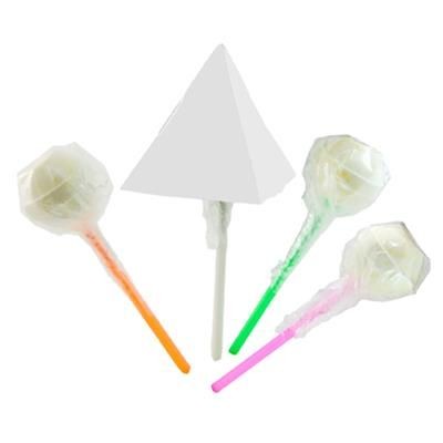 Branded Promotional COLOURFUL 8G ROUND LOLLIPOP Lollipop From Concept Incentives.