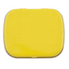 Branded Promotional FLAT TIN with 25g of Mints in Yellow Mints From Concept Incentives.