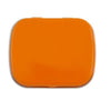 Branded Promotional FLAT TIN with 25g of Mints in Orange Mints From Concept Incentives.