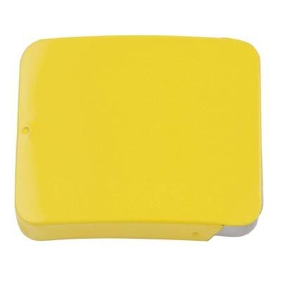 Branded Promotional SLIDING TIN with 10g of Extra Strong Mints in Yellow Mints From Concept Incentives.