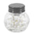 Branded Promotional SMALL GLASS JAR with 40g of Mints in Black Mints From Concept Incentives.