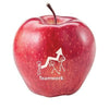 Branded Promotional RED APPLE with Printed Logo Fruit From Concept Incentives.