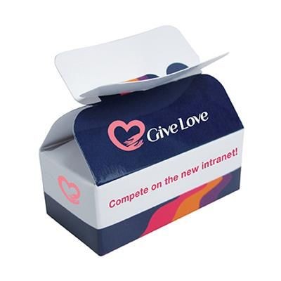 Branded Promotional TWO CHOCOLATES in Box Chocolate From Concept Incentives.