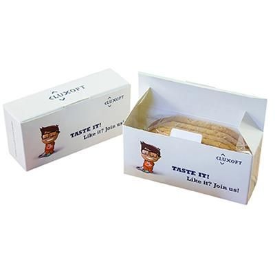 Branded Promotional FOUR CEREAL BISCUITS in a Box Biscuit From Concept Incentives.