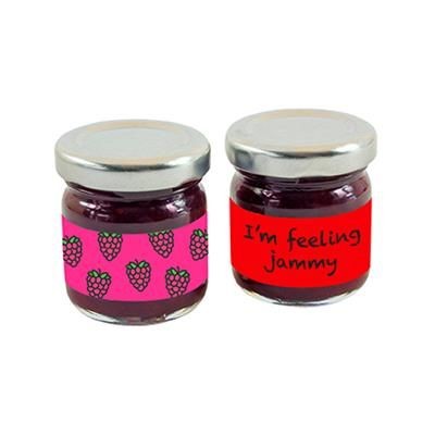 Branded Promotional MINI JAR OF STRAWBERRY JAM Jam From Concept Incentives.