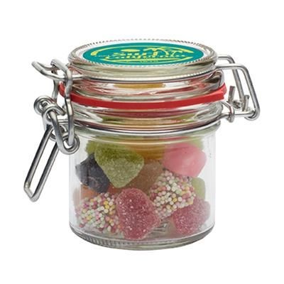 Branded Promotional 255ML GLASS JAR with Choice of Base Category Sweets Sweets From Concept Incentives.