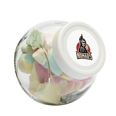 Branded Promotional CANDY JAR 395ML Sweets From Concept Incentives.