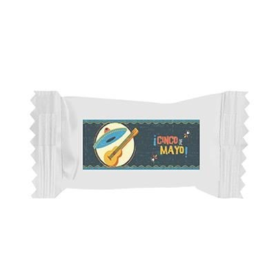 Branded Promotional DEXTROSE LEMON FLAVOURED SWEETS in White or Clear Transparent Flow Pack Sweets From Concept Incentives.