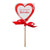 Branded Promotional HEART SHAPE LOLLIPOP with Printed Sticker Lollipop From Concept Incentives.