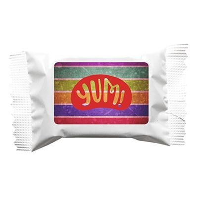 Branded Promotional MILK CHOCOLATE TRUFFLE in Foil Flow Pack with Digital Printed Label Chocolate From Concept Incentives.