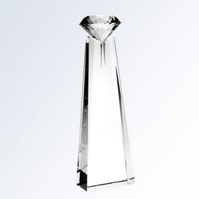 Branded Promotional OPTIC CRYSTAL DIAMOND GODDESS AWARD Award From Concept Incentives.