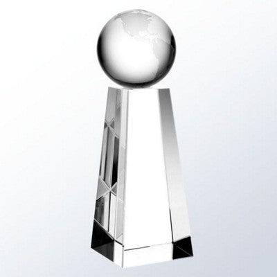 Branded Promotional TOP OF THE WORLD GLASS GLOBE AWARD Award From Concept Incentives.