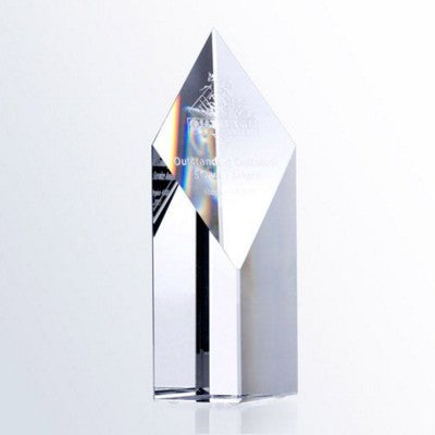 Branded Promotional SUPER DIAMOND TOWER GLASS AWARD Award From Concept Incentives.