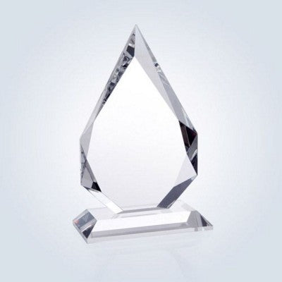 Branded Promotional PRESTIGE CRYSTAL FLAME OPTIC CRYSTAL AWARD Award From Concept Incentives.