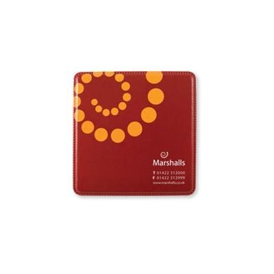 Branded Promotional VINYL COASTER Coaster From Concept Incentives.