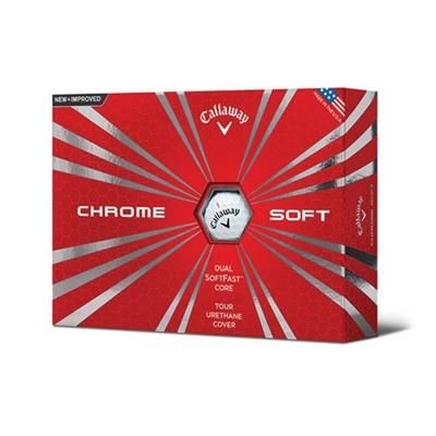Branded Promotional CALLAWAY SILVER CHROME SOFT GOLF BALL Golf Balls From Concept Incentives.
