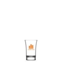 Branded Promotional REUSABLE PLASTIC SHOT 50ML - POLYSTYRENE Shot Tot Glass From Concept Incentives.