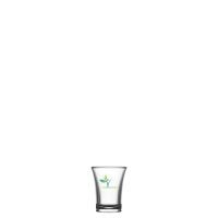 Branded Promotional REUSABLE SHOT GLASS 25ML - POLYSTYRENE Shot Tot Glass From Concept Incentives.