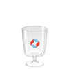 Branded Promotional DISPOSABLE PLASTIC WINE GLASS 220ML-7OZ Chopsticks From Concept Incentives.