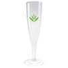 Branded Promotional DISPOSABLE PLASTIC CHAMPAGNE FLUTE 157ML-6OZ Chopsticks From Concept Incentives.