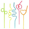 Branded Promotional CURLY STRAWS - ASSORTED SHAPE Chopsticks From Concept Incentives.