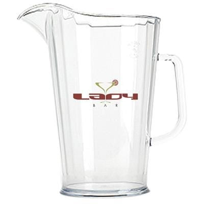 Branded Promotional PLASTIC JUG PITCHER - 4 PINT-2 Chopsticks From Concept Incentives.