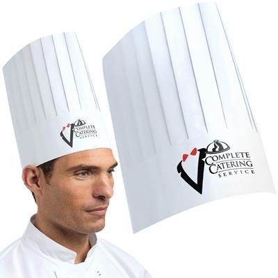 Branded Promotional TALL PAPER CHEF HAT - 11 INCH Chopsticks From Concept Incentives.