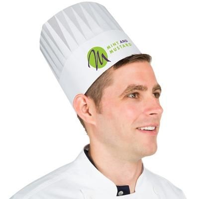 Branded Promotional NON-WOVEN CHEF HAT 230MM-9 Chopsticks From Concept Incentives.