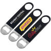Branded Promotional BLACK VINYL COATED BAR BLADE Chopsticks From Concept Incentives.