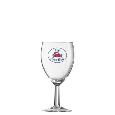 Branded Promotional SAVOIE STEM GLASS 120ML-4OZ Brandy Glass From Concept Incentives.