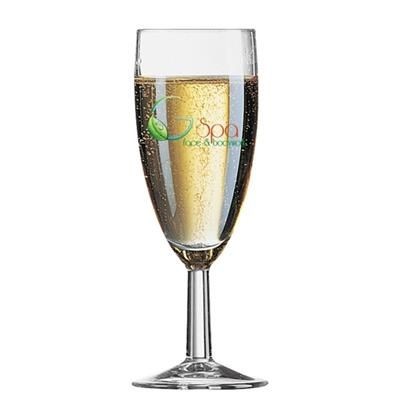 Branded Promotional SAVOIE FLUTE GLASS 170ML-6OZ Champagne Flute From Concept Incentives.
