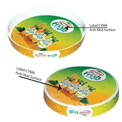 Branded Promotional ROUND TRAY RAISED EDGE 32CM Chopsticks From Concept Incentives.