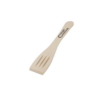 Branded Promotional 25CM WOOD SPATULA with Holes Chopsticks From Concept Incentives.