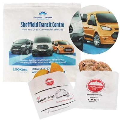 Branded Promotional FLAT PAPER BAG MEDIUM 25 X 25 CM Chopsticks From Concept Incentives.