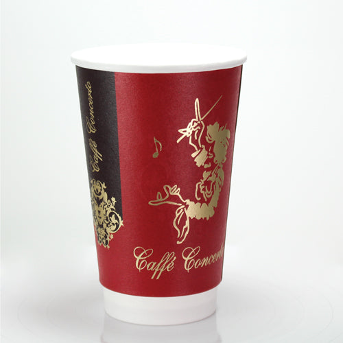 Branded Promotional DOUBLE WALLED PAPER CUP - FULL COLOUR 8OZ-230ML Cup Paper From Concept Incentives.