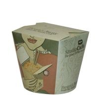 Branded Promotional NOODLE BOX - LARGE 32OZ Chopsticks From Concept Incentives.