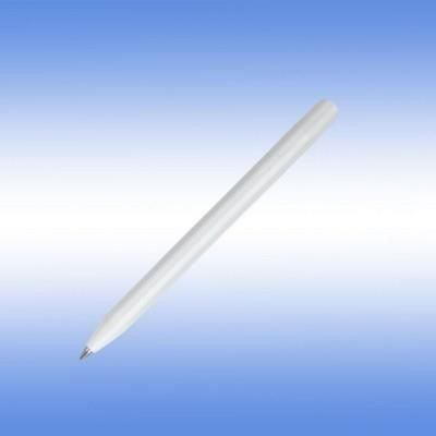 Branded Promotional CHALLENGER-1 BALL PEN in White with White Trim Pen From Concept Incentives.