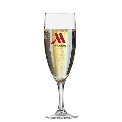 Branded Promotional ELEGANCE FLUTE GLASS 130ML-4 Chopsticks From Concept Incentives.