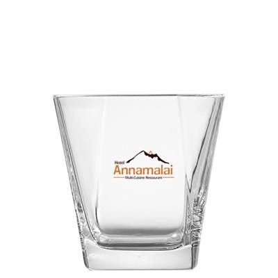 Branded Promotional PRYSM ROCKS GLASS 370ML-13OZ Chopsticks From Concept Incentives.