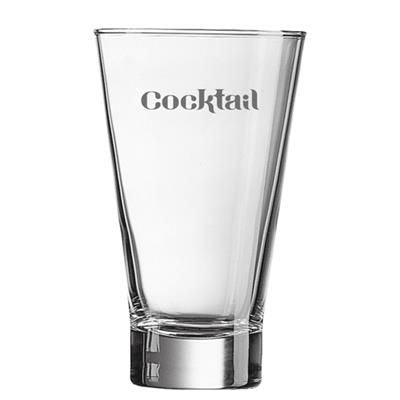 Branded Promotional SHETLAND GLASS TUMBLER 420ML-14 Chopsticks From Concept Incentives.