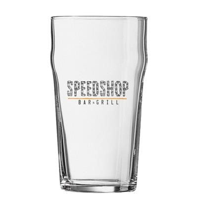 Branded Promotional NONIC BEER GLASS 650ML-22OZ Chopsticks From Concept Incentives.