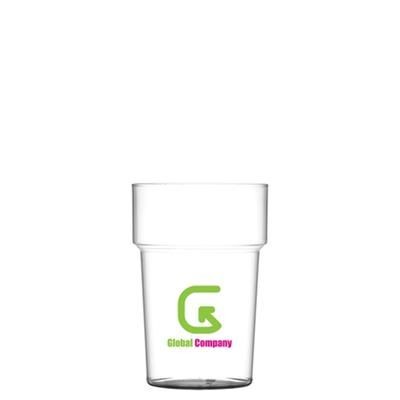 Branded Promotional REUSABLE PLASTIC TUMBLER 213ML-7 Chopsticks From Concept Incentives.